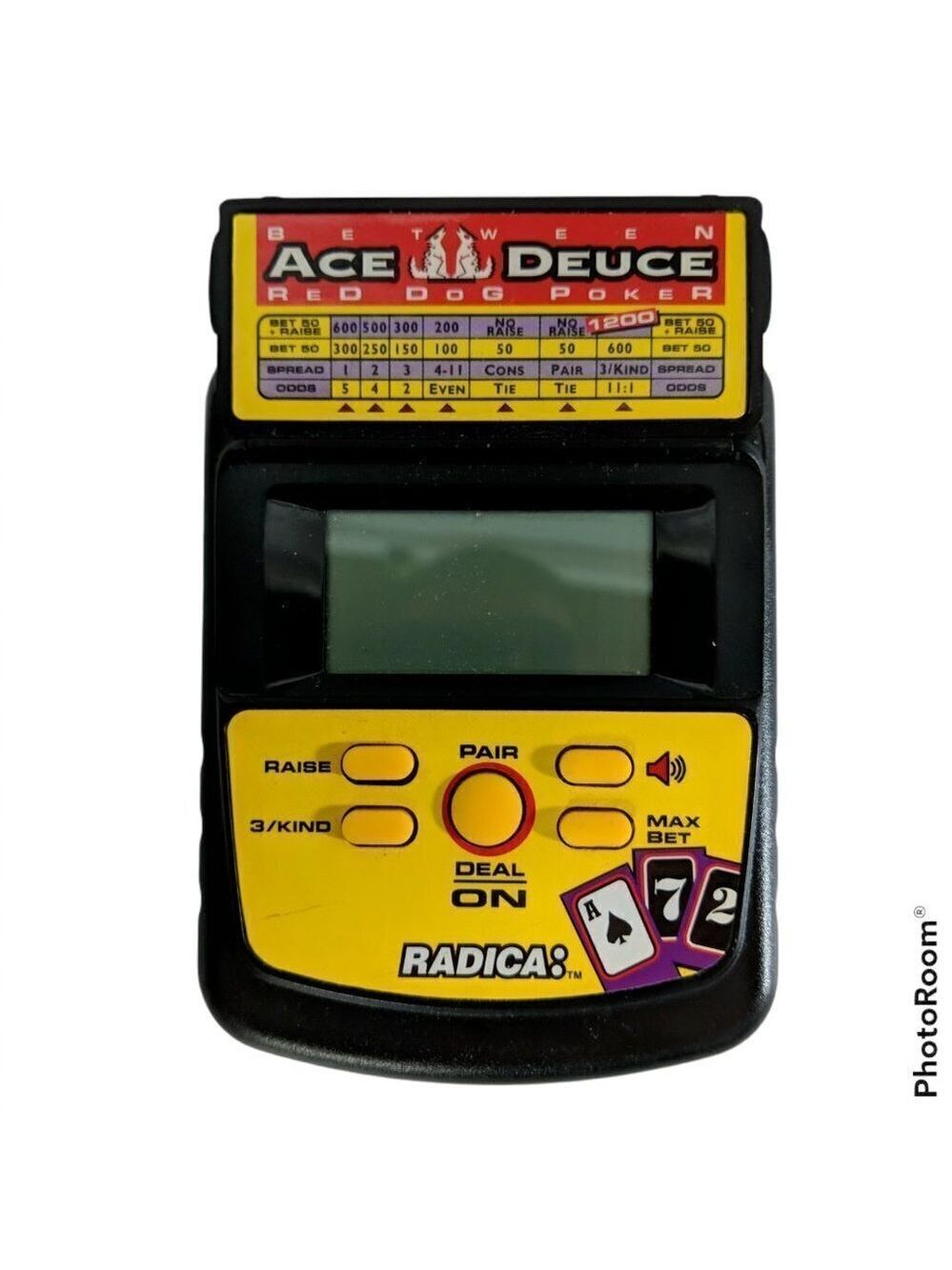 Radica Between Ace Deuce Red Dog Poker Game